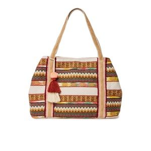 Women’s woven tote bag